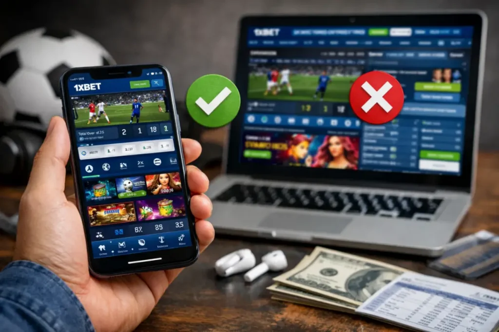 Приложение 1xBet или сайт что выбрать